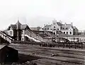 La gare en 1898