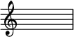 {\key c\major\override Staff.TimeSignature.stencil=##f \skip 1}\layout {indent = #0 line-width = #26 ragged-last = ##f}