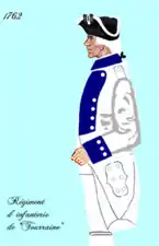 régiment de Touraine de 1762 à 1776