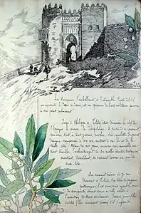 Album 1, la Puerta del Sol à Tolède, page 7, 1893