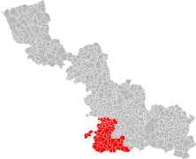 La dix-huitième circonscription en 1986.