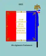 Drapeau modèle de 1815 (revers)