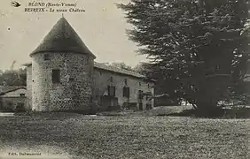 le vieux château de Beireix à Blond.