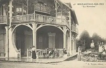 L'immeuble vers 1900.
