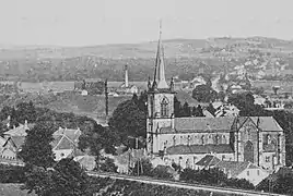 L'église à l'époque des mines.