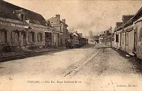 Tramways d'Eure-et-Loir sur la RN10 (avant 1904).