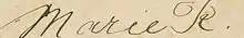 Signature de