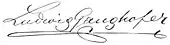 signature de Ludwig Ganghofer