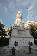 Monument à Gênes (Italie), près de la gare de Gênes-Piazza-Principe.