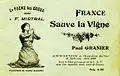 Plaquette souvenir de la CGV éditée lors du salon de Narbonne en 1909