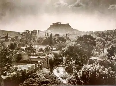 Acropole d'Athènes, 1910.