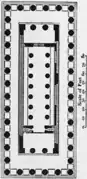 Plan du second temple d'Héra.