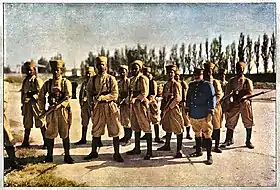 Tirailleurs marocains.