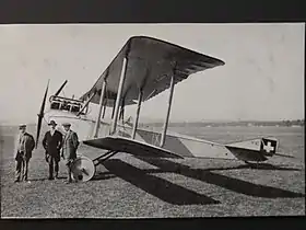 Vue de l'avion.