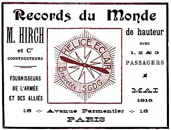 1917 Hélice Éclair