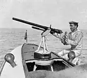 MAS, détail du canon petit d'armement, 1917