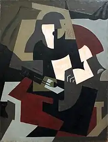 Femme à la guitare (1917), Madrid, Musée Reina Sofía.