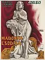 Affiche pour la première du film Madonna Csodája (all. : Das Wunder der Madonna, « Le miracle de la Madone ») au Corso Cinema de Budapest, 1917