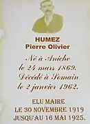 Pierre Humez (1919-1925).