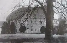 Manoir de Kunsdorf/Podlesie en 1920, lieu de naissance de Karl.