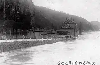 Lors des inondations de 1926.