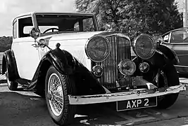 Fixed head coupé 1934 Bentley 3½ Litre