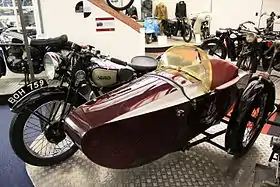 Une Norton modèle 18 de 1935 au Coventry Transport Museum