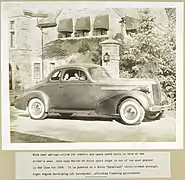 Coupé de 1938, avec la nouvelle carrosserie.