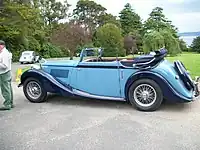 Tickford coupé décapotable 1938