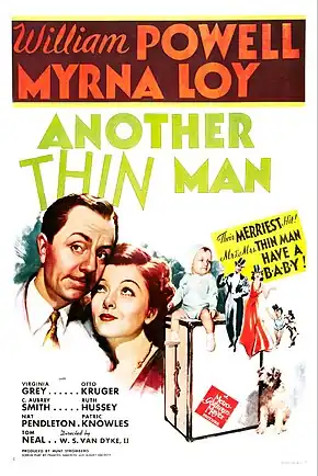 Description de l'image 1939 Another Thin Man poster.jpg.