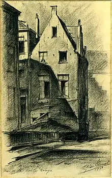 Rue de la Porte Rouge, Maison Bruegel, 1939.