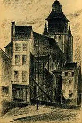 Église de la Chapelle, avril 1941.