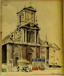Église Saint-Josse, juillet 1942.