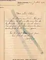 1er juillet 1943, dernière lettre à son frère Théo.