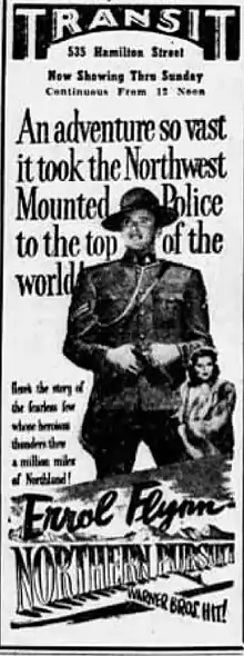 Description de l'image 1943 - Transit Theater Ad - 24 Dec MC - Allentown PA.jpg.