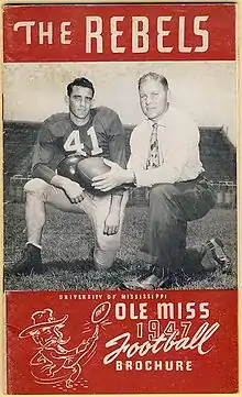 Description de l'image 1947 Ole Miss football media guide.jpg.