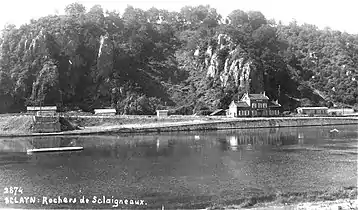 En 1948 avant la construction du 3e pont.