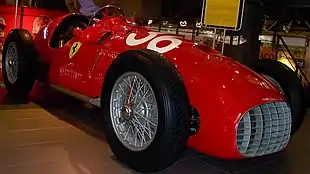 Photo d'une Ferrari 375 F1.