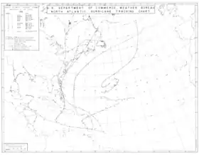 Image illustrative de l’article Saison cyclonique 1954 dans l'océan Atlantique nord