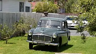 Humber 10 (Minx rebadgée en Nouvelle-Zélande) de 1954