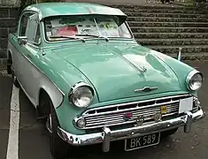 1959 Humber 80 – une Hillman Minx Series III badgée Humber pour certains marchés d'exportation, ici la Nouvelle-Zélande.