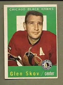 Description de l'image 1959 Topps Glen Skov.JPG.