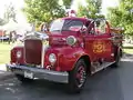 Camion de pompiers Mack B95 de 1961.
