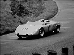 Hans Herrmann sur Porsche lors de l'édition 1962.