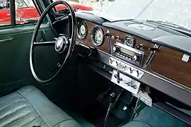 Intérieur du break Austin A60 Cambridge Estate