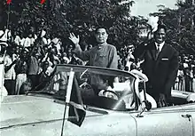 Zhou Enlai en Guinée en 1964.