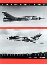 1966 Mirage F1 et Fan Jet Falcon