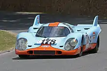 la Porsche 917K de Joseph Siffert en démonstration en 2009.