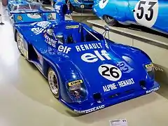 Alpine Renault A441 Renault-Gordini V6 2ACT 1 997 cm3 (1975).