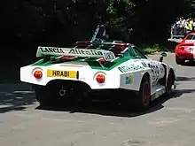 Photographie de la Lancia Stratos de Groupe 5